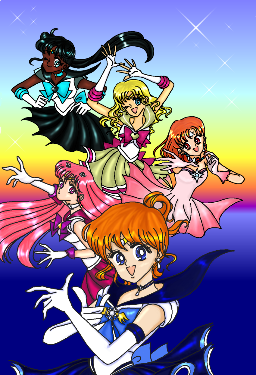 Sailor Senshi Group Request 1