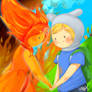 Finn and Flame Princess - AT Fanart