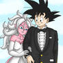 Goku and android 21 weding