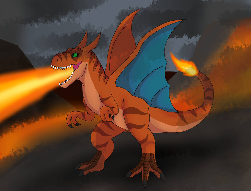 (Commission) Pyro Fire Breath by BrunoZillinHero on DeviantArt