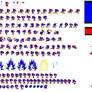 monte the hedgehog sprite sheet