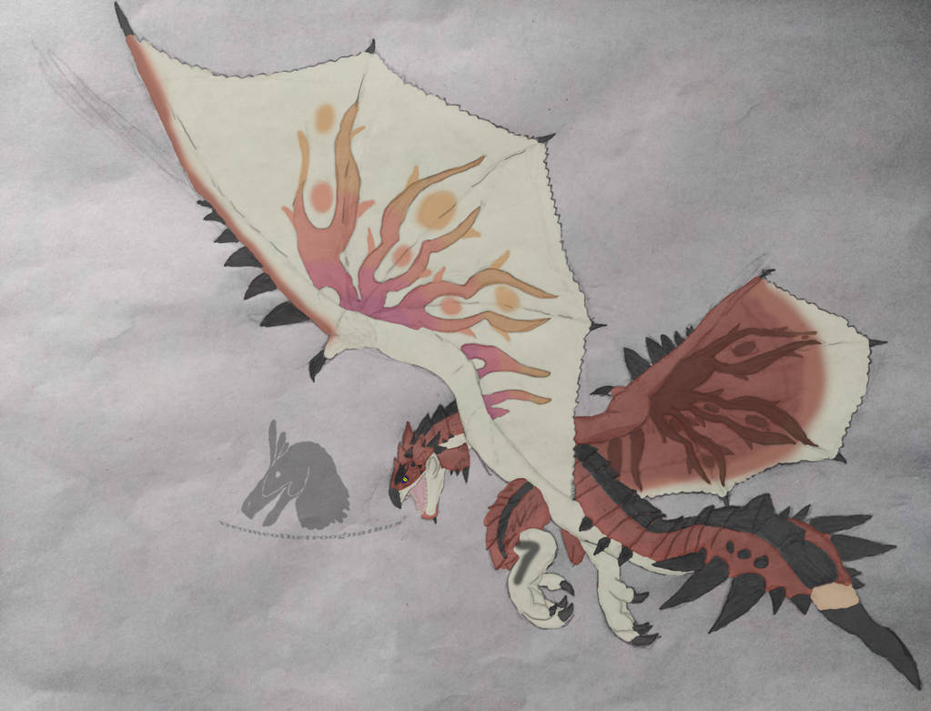 Razewing Rathalos by Dromeothetroognathus on DeviantArt