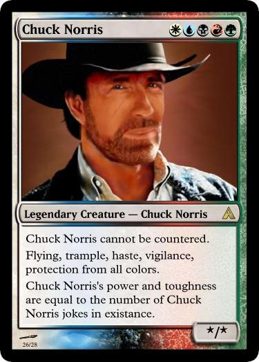 chuck norris mtg card Magic: The Gathering | Image