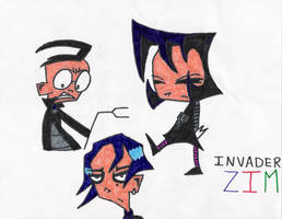 Invader Zim- Dib, Gaz, and Tak