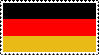 German flag stamp