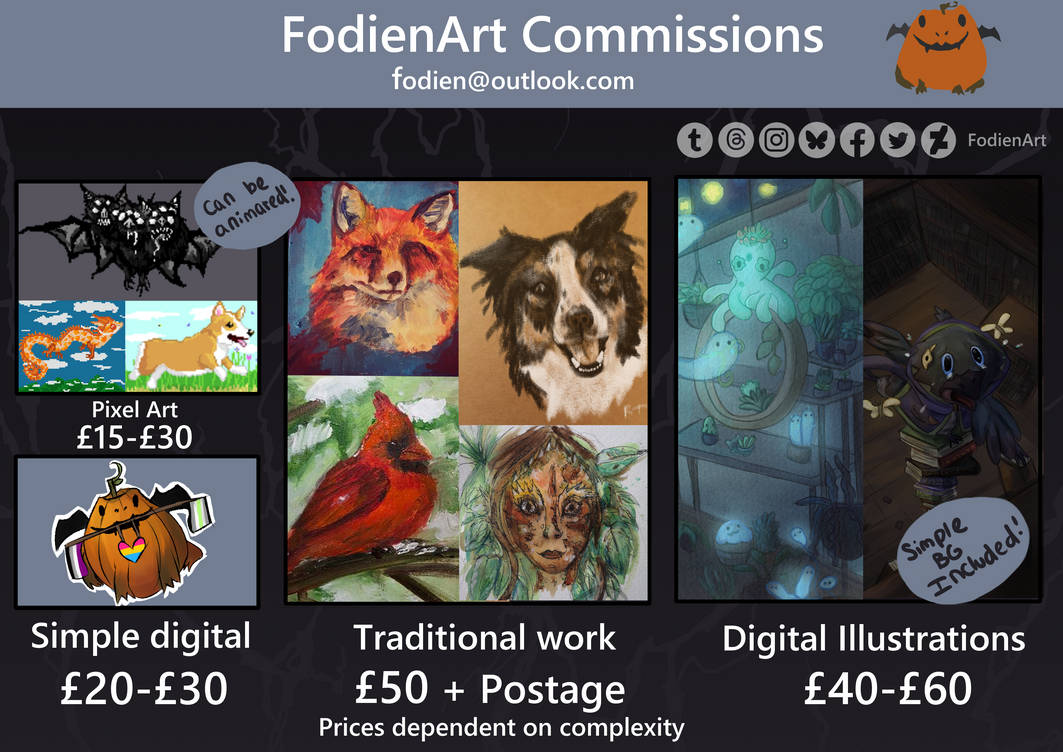 Updated Commission Sheet!