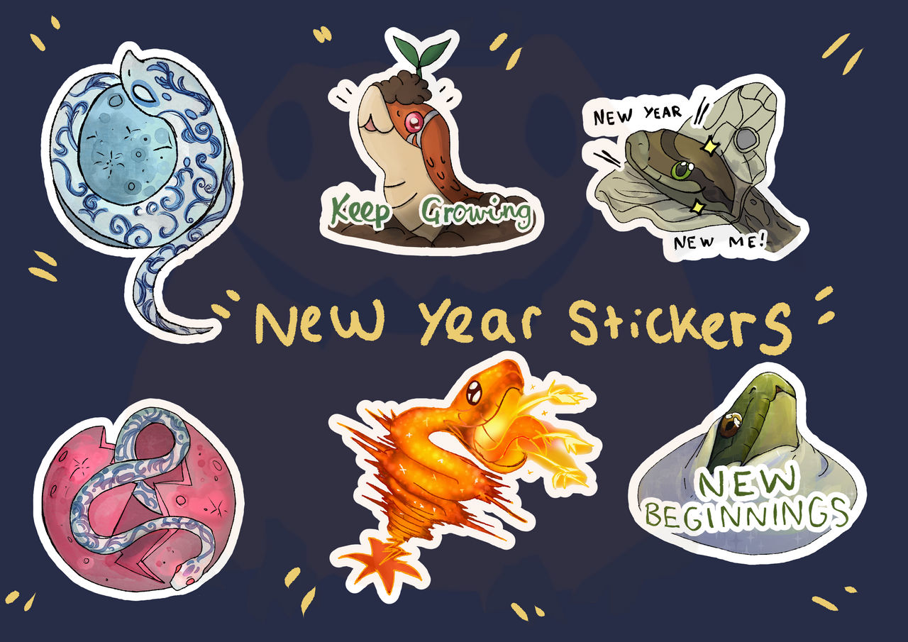 New Year of the Snake Stickers!