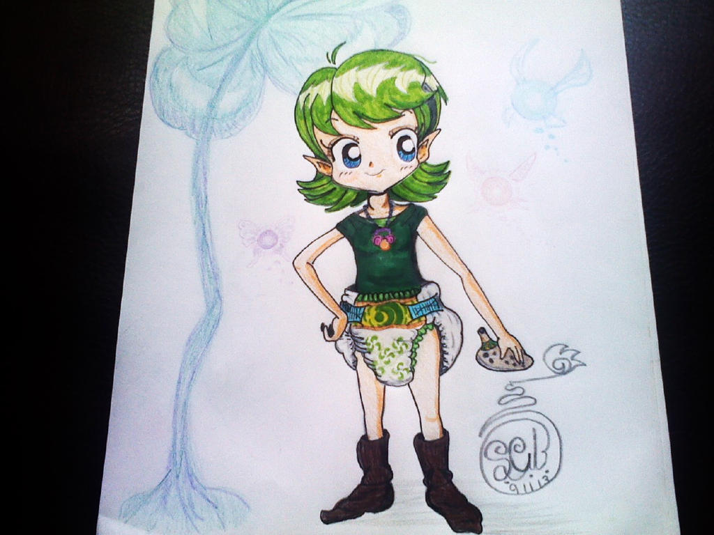 Diapered Saria!