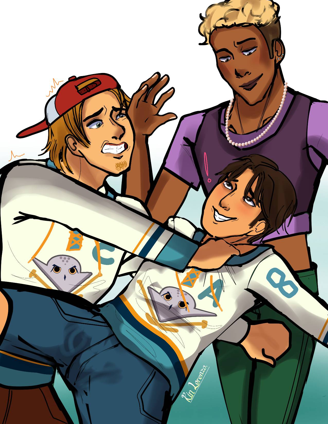 Wayne, Raj and Bowie! (Total Drama Revival). by RinLorenzo on DeviantArt