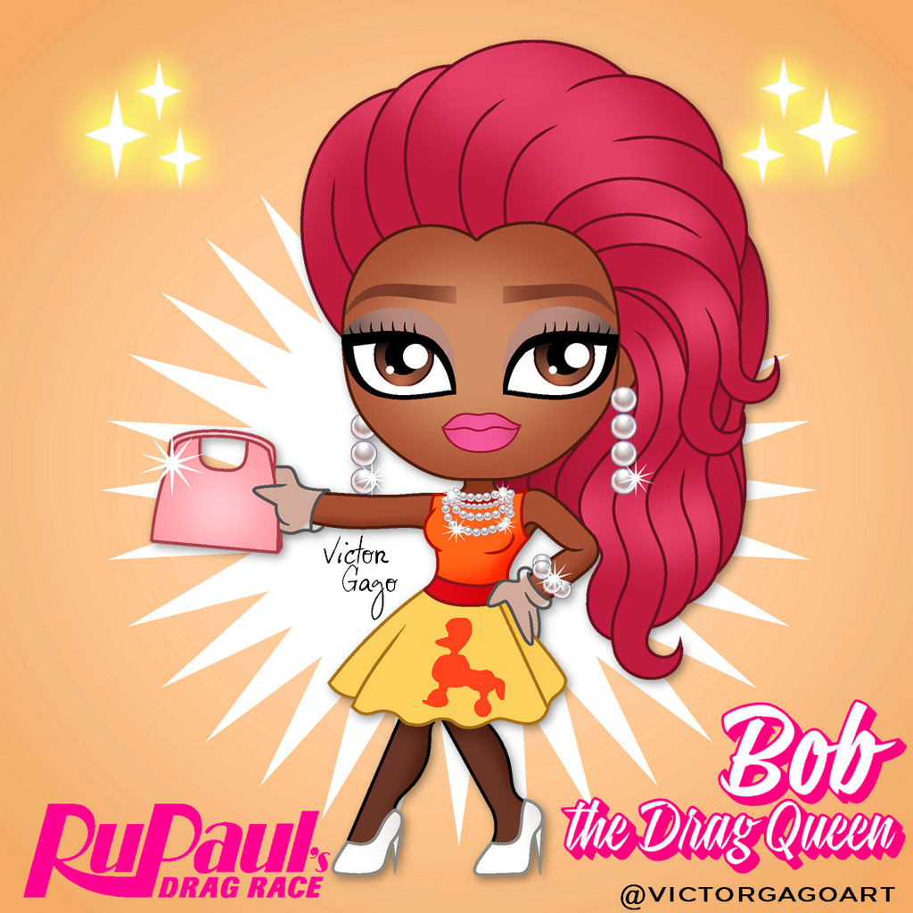 Chibi RuPaul's Drag Race S08- Bob The Drag Queen