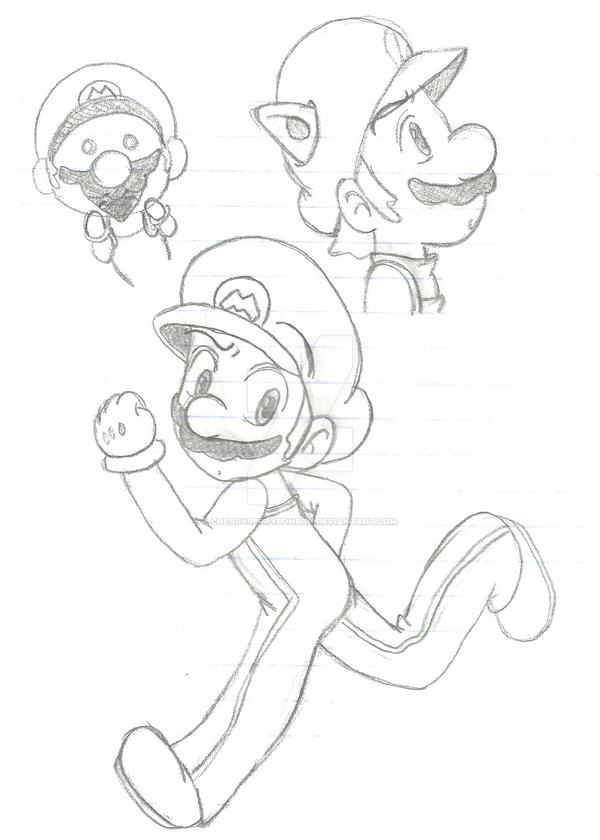 Mario Practice by Cherryberrybonbon on DeviantArt