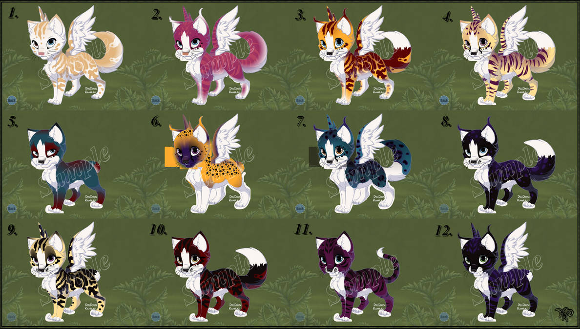 (Closed) Kitten Maker Adopts: Batch01 by Aven001 on DeviantArt