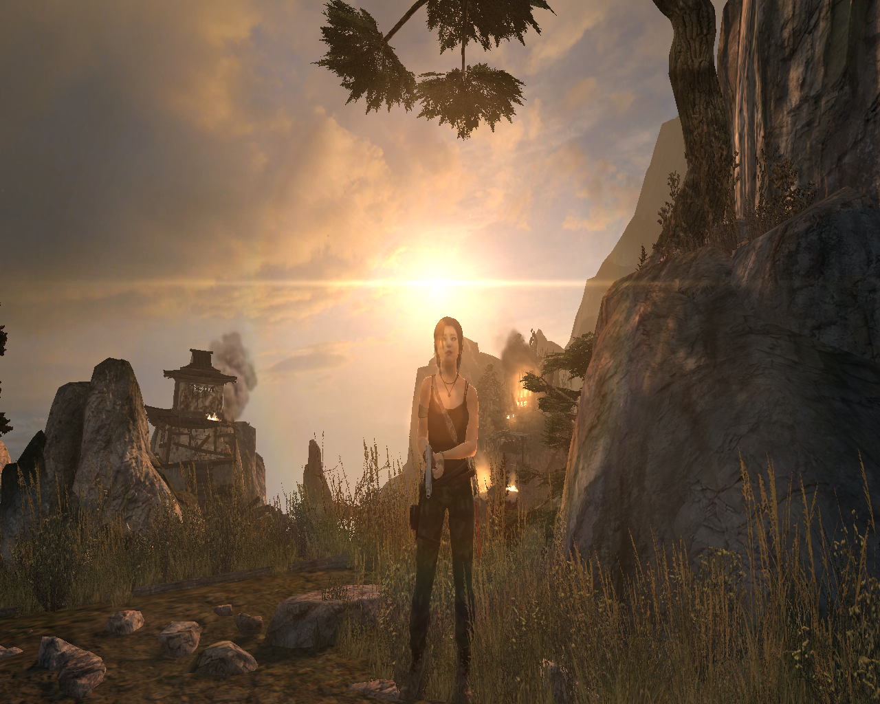 Tomb Raider 2013 (Screenshot)-AOD Outfit Lara #2