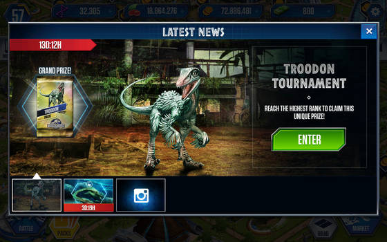 Troodon Pack Event Banner