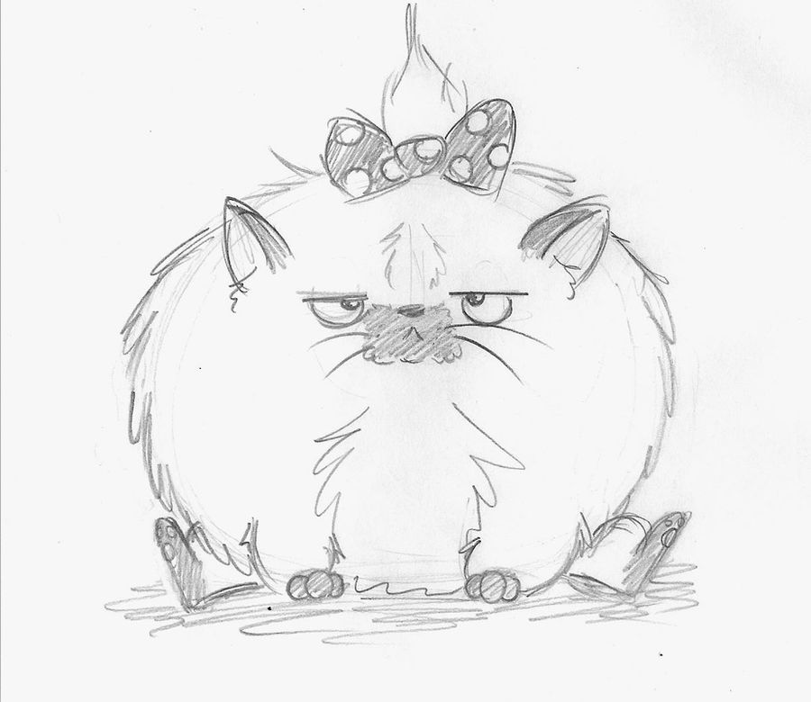 Poofy Grumpy Cat