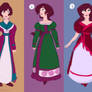 Dress Designs - 1820's - DxF