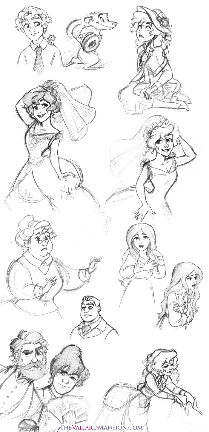 Valiard Sketch Dump - October and November 2014