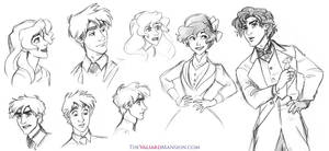 Valiard Main Cast Sketches - August 2015