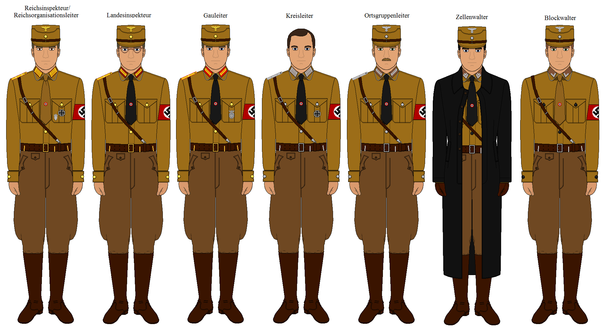 NSDAP Uniforms (1930 - 1933) by Obergruppenfuhrer69 on DeviantArt