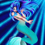 Blue mermaid