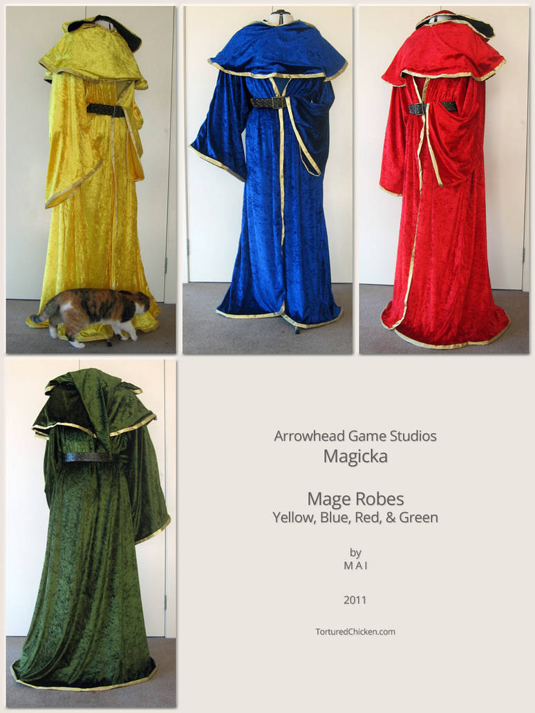 Magicka Mage Robes by TorturedChicken on DeviantArt