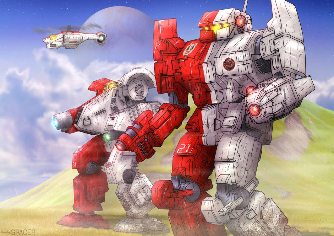 Battletech - More than a scout lance by SPACER-BattleArt on DeviantArt