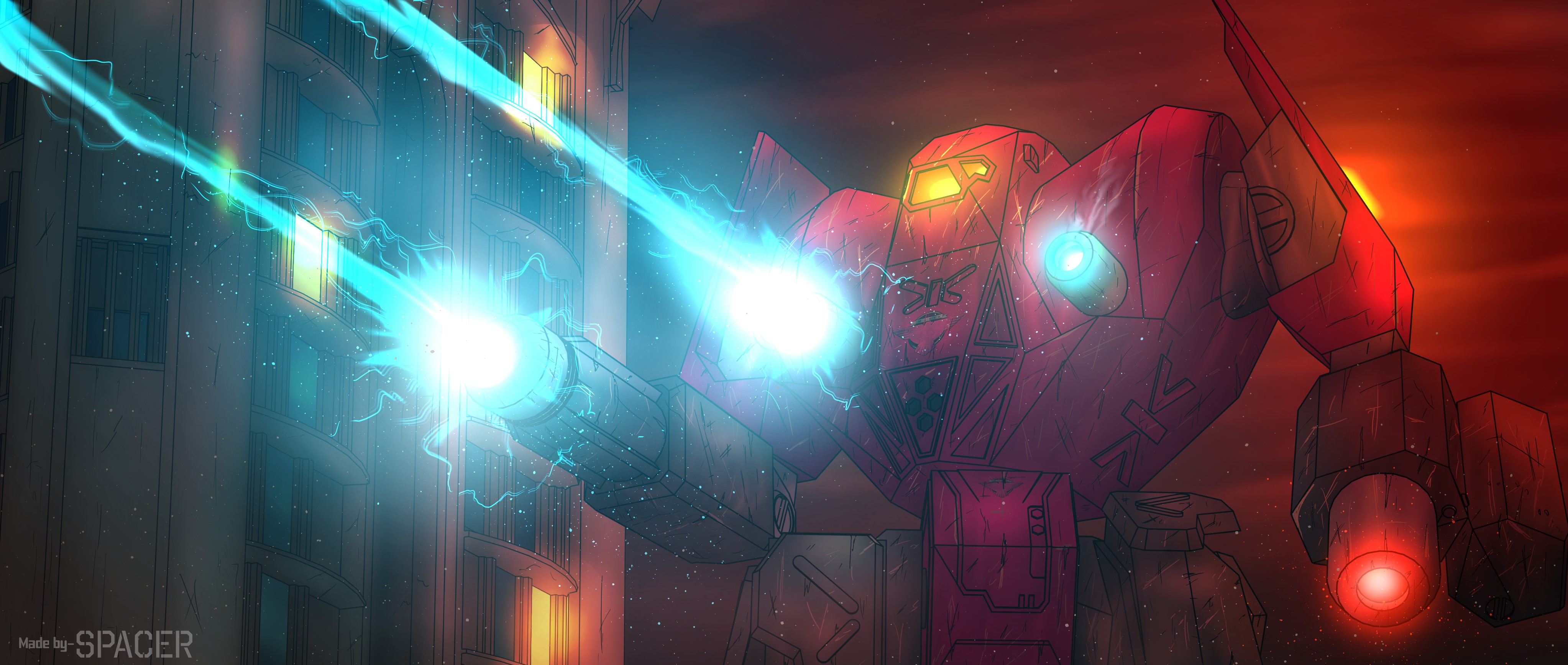 Battletech - Night thunder by SPACER-BattleArt on DeviantArt