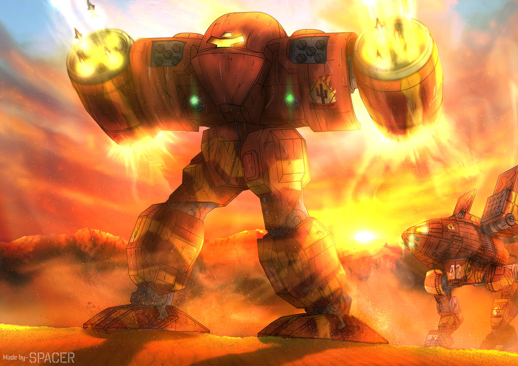 Battletech - LONG-RANGE support by SPACER-BattleArt on DeviantArt