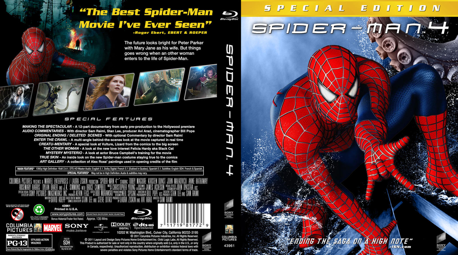 Spider-Man 4 (2011) Blu-ray Cover by childlogiclabs on DeviantArt