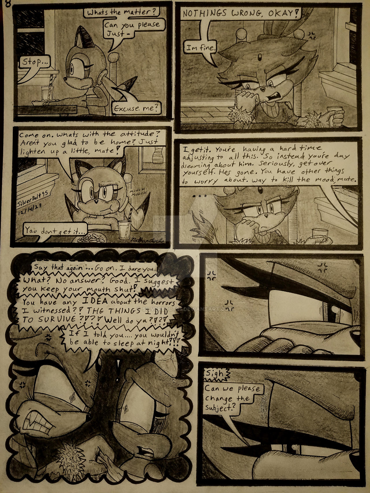 'Reminiscent Sol' Vol 1 Page 8 by SilverBolt95 on DeviantArt