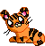 Tiger Plush Pixel by FruitRiver