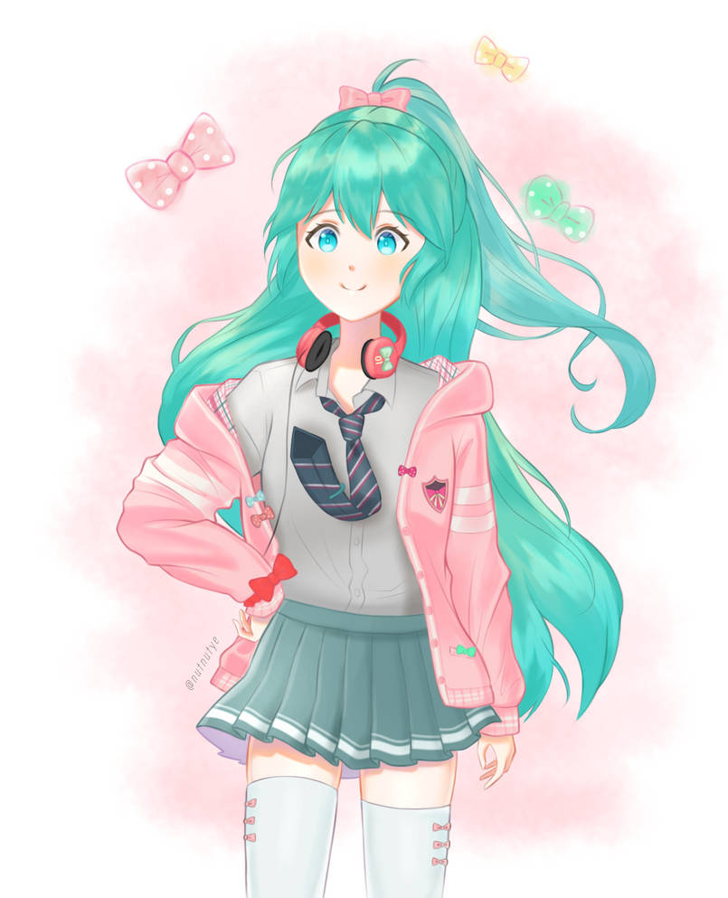 Princess Ribbon Anime Ribbon Girl by NutnutYe on DeviantArt