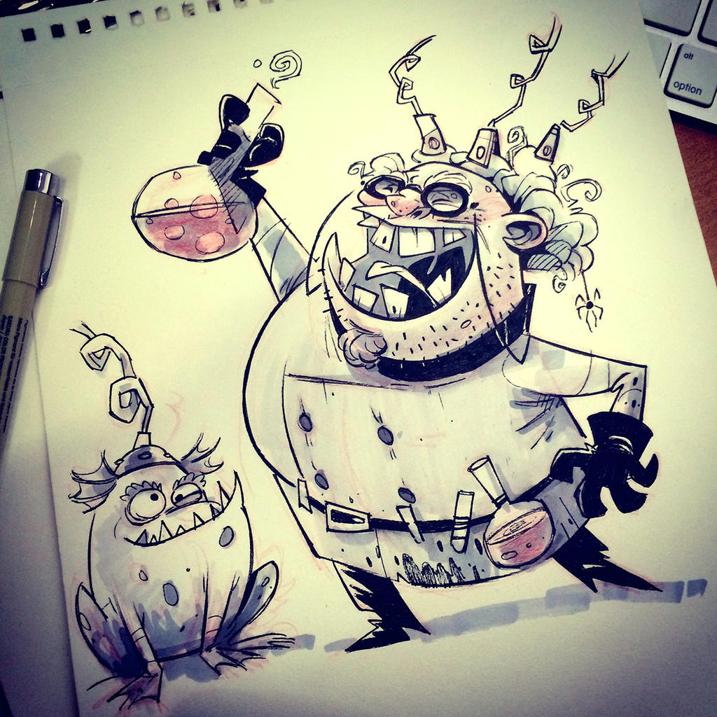 SketchBomb - New Delhi #3 : Mad Scientist