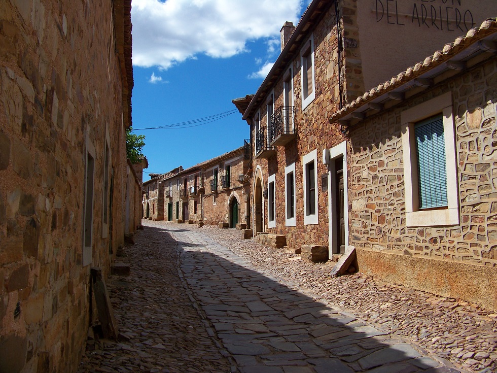 A street of Castrillo de los Polvazares