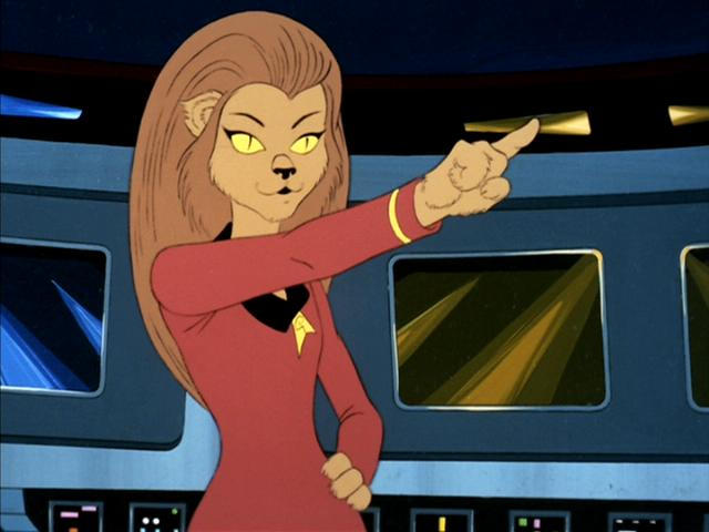 Star trek the animated series lt. M'ress pointing by mrdark1234 on ...