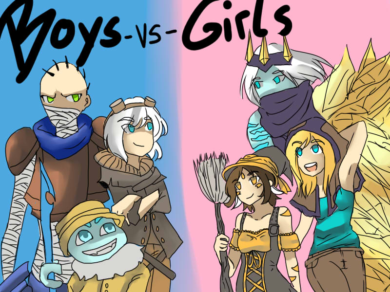 League of Legends Boys vs. Girls