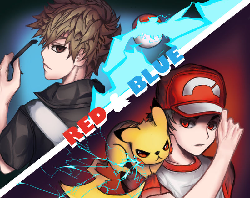 PERFIL RED AND BLUE/POKEMON by Daku97 on DeviantArt