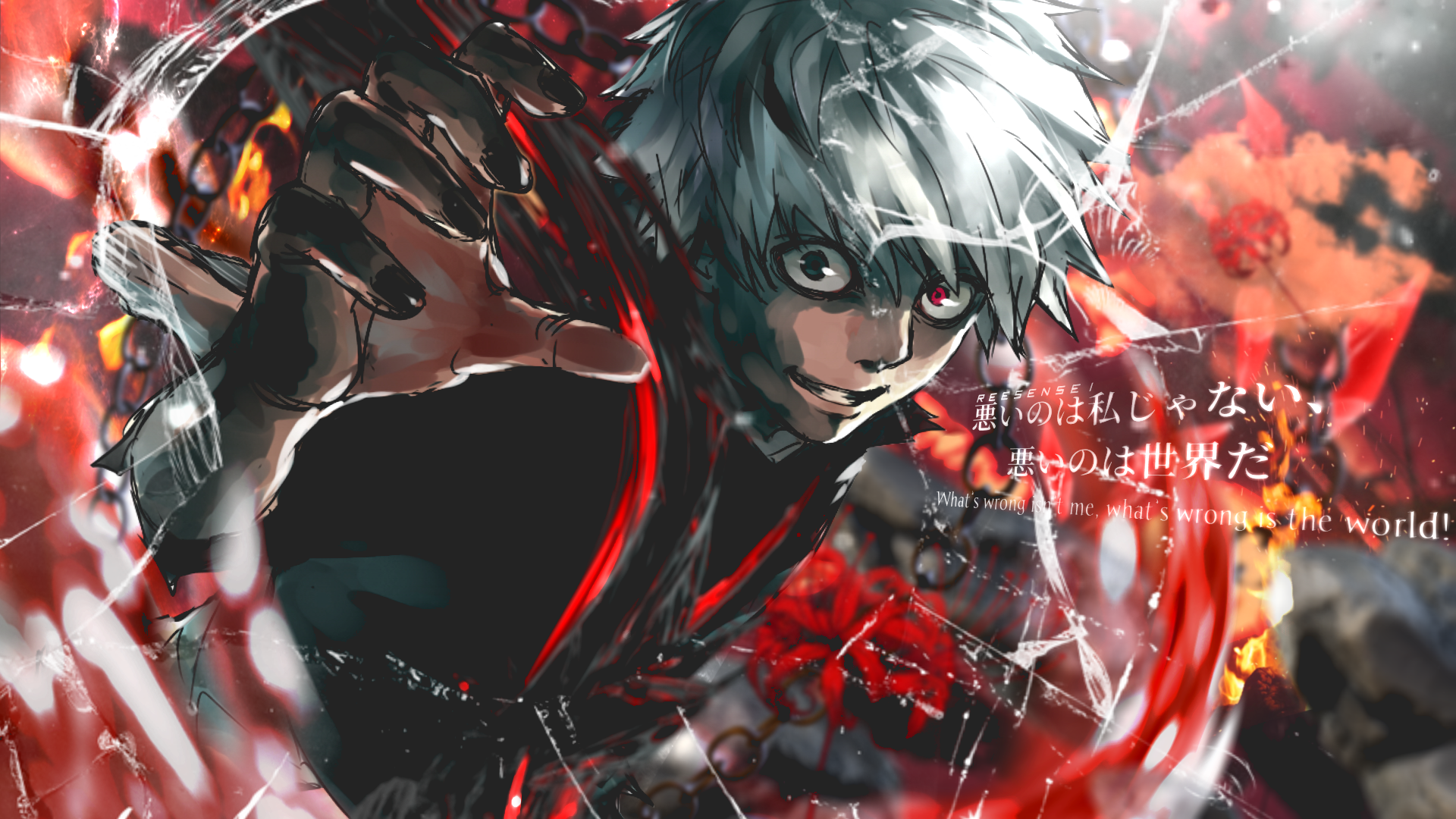 Steam Workshop::Tokyo Ghoul Kaneki Wallpaper