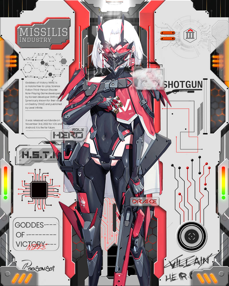 Drake from NIKKE by reesensei0020 on DeviantArt