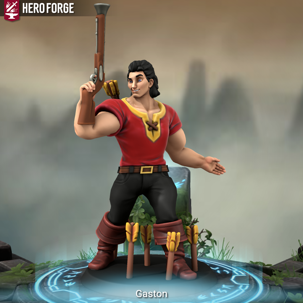 Disney Gaston Scout Rogue HeroForge by elmsi on DeviantArt