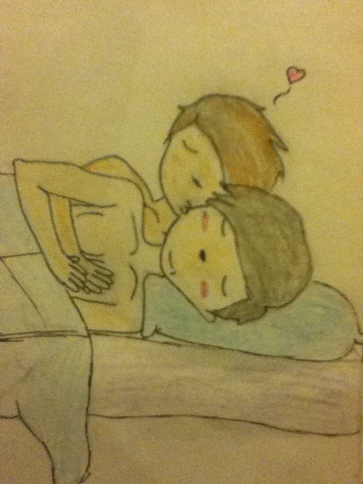 Cuddling In Bed -Phan Doodle by Strawcherr on DeviantArt Cuddling In Bed -Phan Doodle by Strawcherr on DeviantArt