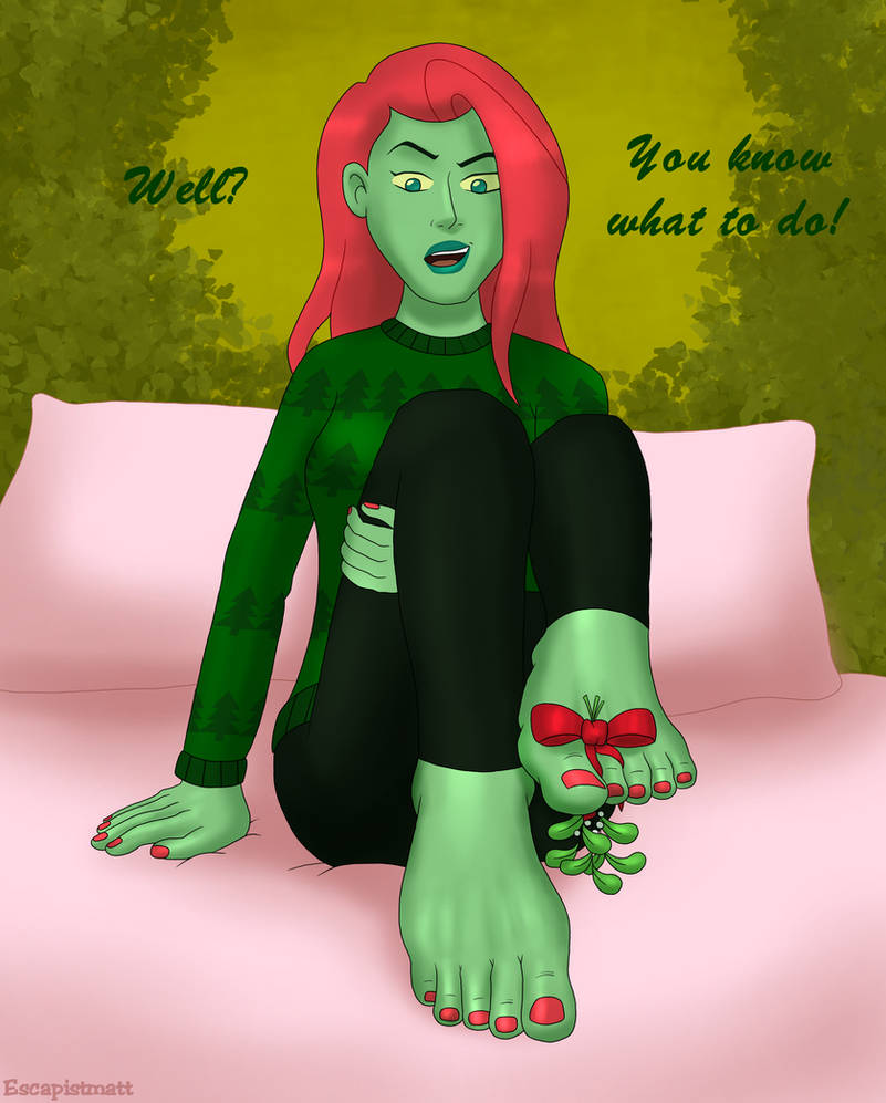 Poison Ivy Mistletoes By NewEscapistMatt On DeviantArt poison-ivy-mistletoes-by-newescapistmatt-on-deviantart