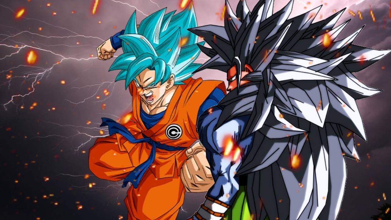 goku ssj5 vs goku ssj4 blue by cxnxcs on DeviantArt