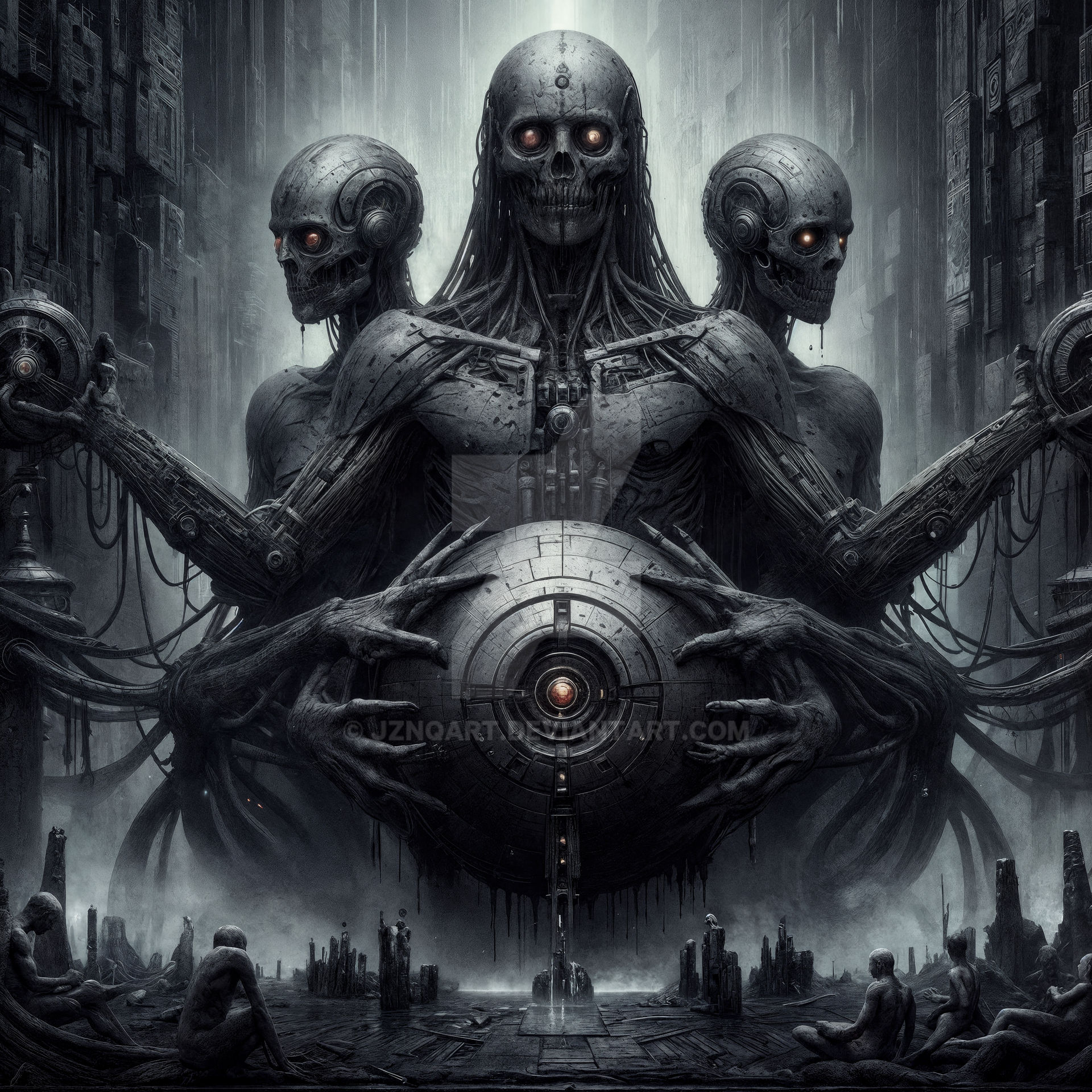 Alien God Machine The Council of Machine God by jznqART on DeviantArt