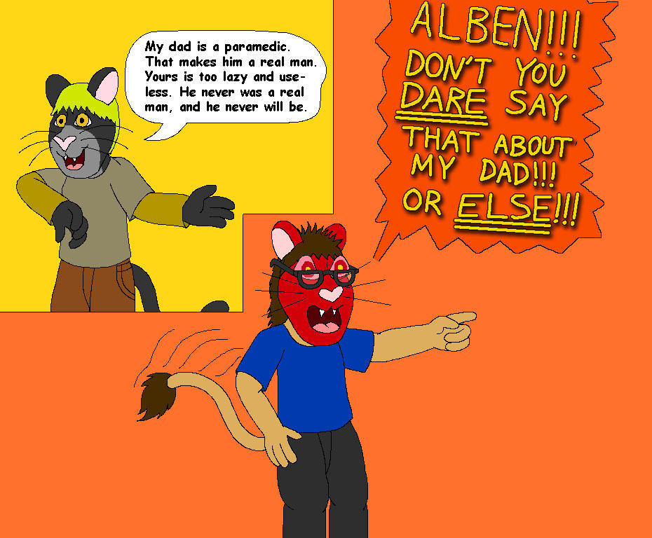 Young Ricky Yelling at Alben in Rage by KBAFourthtime on DeviantArt