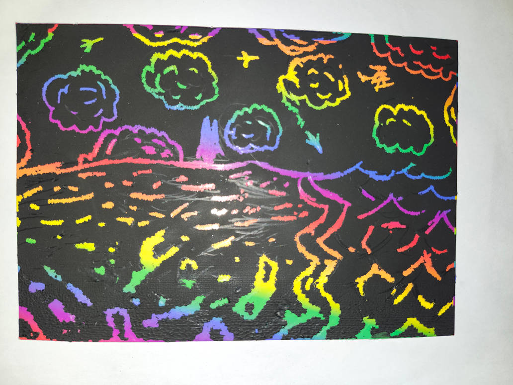 Beach on Scratch-It Postcard V1 by KBAFourthtime on DeviantArt