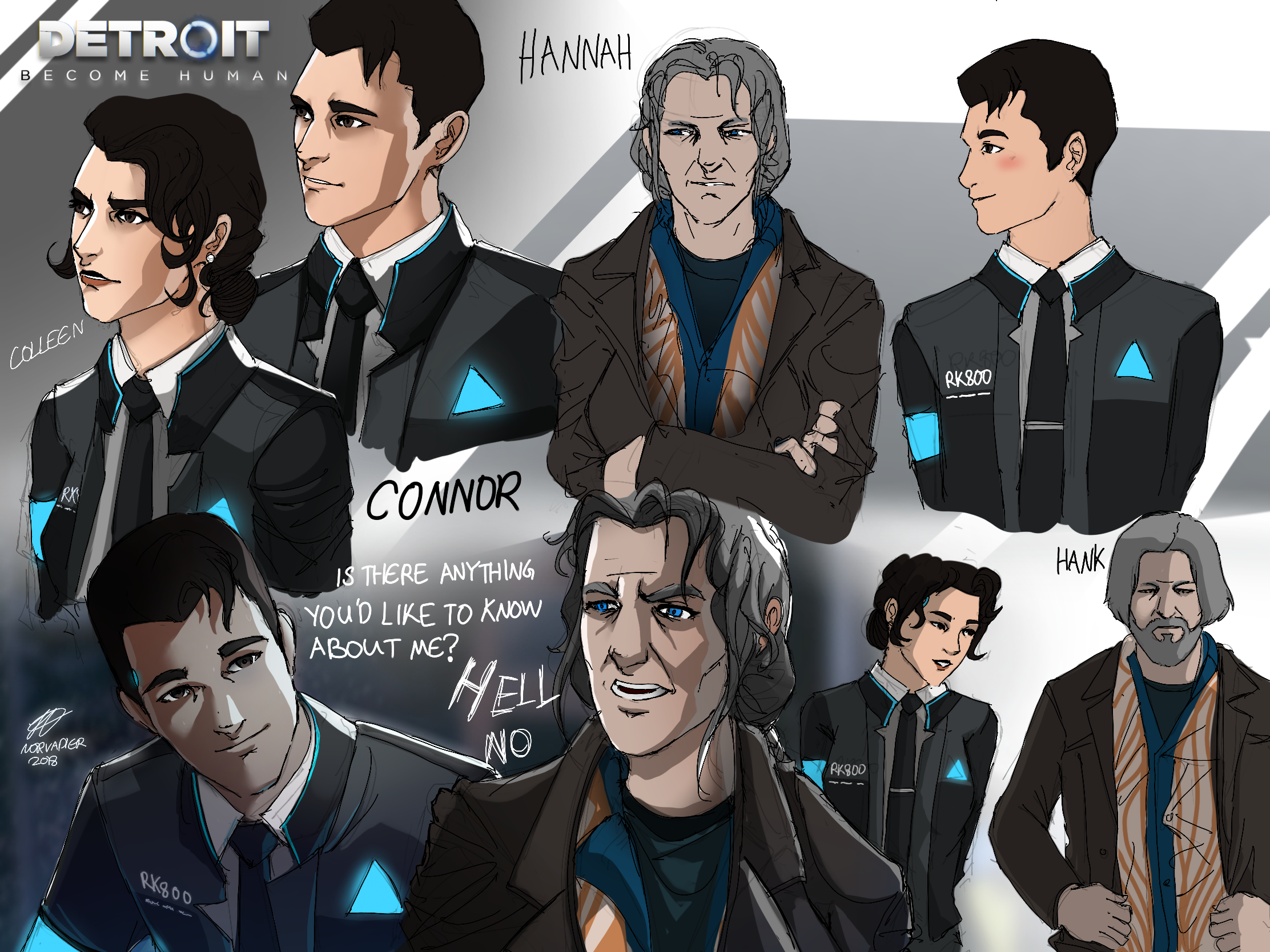 The genderswap noone asked for : r/DetroitBecomeHuman