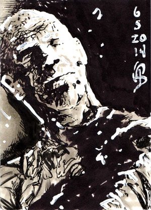 6/5/2014 Daily Sketch Card - Mummy