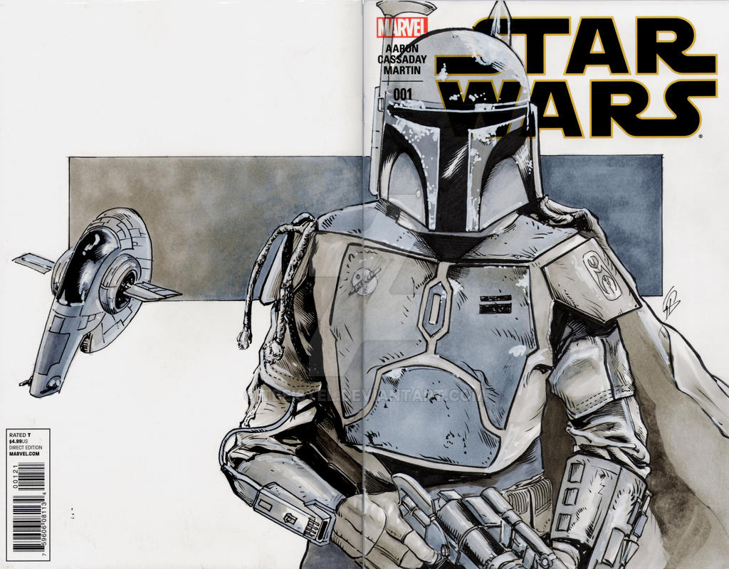 Boba Fett Star Wars #1 Sketch Cover