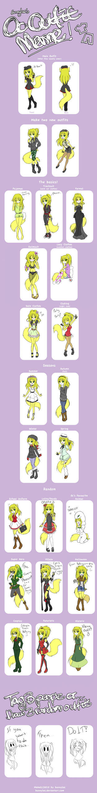 OC outfit Meme With Tei